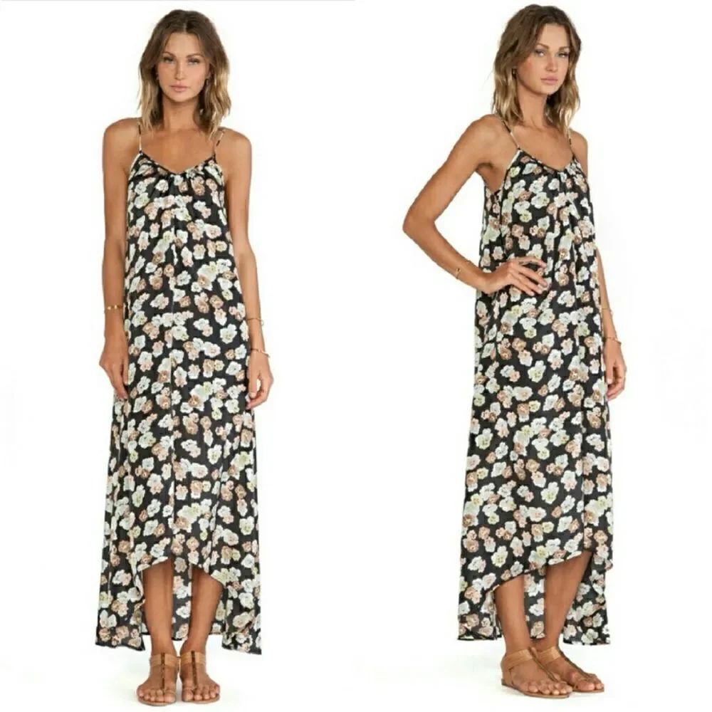 Pink Stitch Resort Maxi Dress in Eden Size 4 Néw No Tags